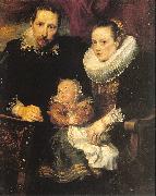 Dyck, Anthony van Family Portrait oil painting reproduction